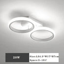 Modern minimalist black & white led ceiling lamp bedroom lighting