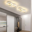 Modern minimalist black & white led ceiling lamp bedroom lighting