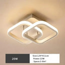 Modern minimalist black & white led ceiling lamp bedroom lighting