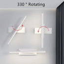 Modern minimalist black & white led wall lamp bedroom light