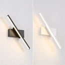 Modern minimalist black & white led wall lamp bedroom light