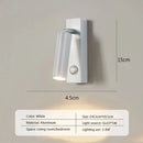 Modern minimalist black & white led wall lamp bedroom spotlight