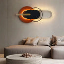 Modern minimalist black & white led wall lamp for bedroom living room