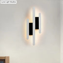 DecorBites™ Modern Linear LED Wall Sconce in Acrylic White - Wall Mounted Bedside Light in Warm/White Light, 12.5"/16.5"/20.5" H