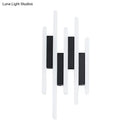 DecorBites™ Modern Linear LED Wall Sconce in Acrylic White - Wall Mounted Bedside Light in Warm/White Light, 12.5"/16.5"/20.5" H