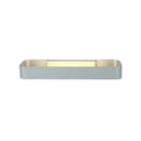Modern minimalist black & white rectangular wall lamp bedroom light