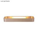 Modern minimalist black & white rectangular wall lamp bedroom light