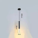 Modern minimalist black & white ring pendant lamp dining room led