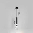 Modern minimalist black & white ring pendant lamp dining room led