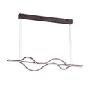 DecorBites™ Contemporary Island Lighting: Brown Lines LED Acrylic Ceiling Fixture
