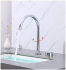 Modern minimalist brushed gold basin faucet bathroom sink tap