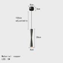 DecorBites™ Copper Black Gold LED Pendant Light with Adjustable Cord - 3 Changeable Options