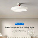 Modern minimalist cream led ceiling light for bedroom ambient decor
