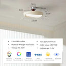 Modern minimalist cream led ceiling light for bedroom ambient decor