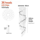 Modern minimalist crystal led pendant light for living room
