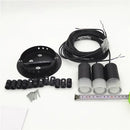 Modern minimalist decorbites black rope pendant lamp living room light