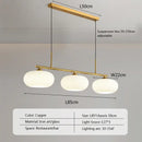 Modern minimalist decorbites glass chandelier living room pendant light