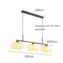 Modern minimalist decorbites glass chandelier living room pendant light