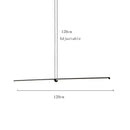Modern minimalist geometric chandelier black dining room pendant light