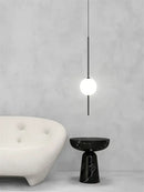 Modern minimalist glass ball led ceiling chandelier for dining room