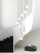 Modern minimalist glass ball led ceiling chandelier for dining room