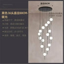 Modern minimalist glass ball led ceiling chandelier for dining room
