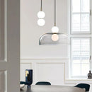 DecorBites™ Glass Ball Pendant Light: Modern Decor for Duplex Stairwells, Living Room, Bedroom