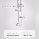 Modern minimalist glass ball pendant light for living room
