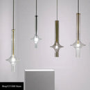 Modern minimalist glass pendant light kitchen hanging lamp
