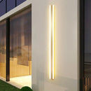 Modern minimalist gold led outdoor wall sconce garden light