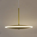 Modern minimalist gold led pendant light kitchen island decor