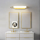 Modern minimalist gold led wall lamp bedroom cylindrical sconce