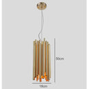 Gold Oval Chandelier Lamp