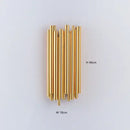 Modern minimalist gold stainless steel chandelier living room lamp