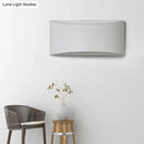 DecorBites™ Modern LED White Wall Lamp with Warm/White Lighting - Metallic Rectangle Wall Washer Light