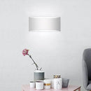 Gray Curved Wall Sconce