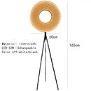 Modern minimalist iris pendant light dining room ring decor