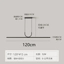 Modern minimalist led black ceiling chandelier dining room light