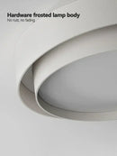 Modern minimalist led ceiling light white & black bedroom lighting