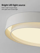 Modern minimalist led ceiling light white & black bedroom lighting