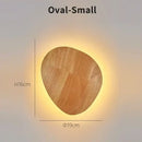 Modern minimalist led wooden wall lights for living room decor