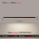 Modern minimalist linear led ceiling lamp for living room