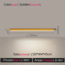 Modern minimalist linear led ceiling lamp for living room