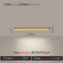 Modern minimalist linear led ceiling lamp for living room