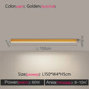Modern minimalist linear led ceiling lamp for living room