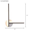 Modern minimalist linear wall light fixture for bedroom warm & white