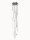 Modern minimalist loft black chandelier living room pendant light