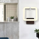 Modern minimalist off-white led wall sconce bedroom natural light