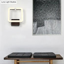 Modern minimalist off-white led wall sconce bedroom natural light