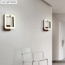 Modern minimalist off-white led wall sconce bedroom natural light